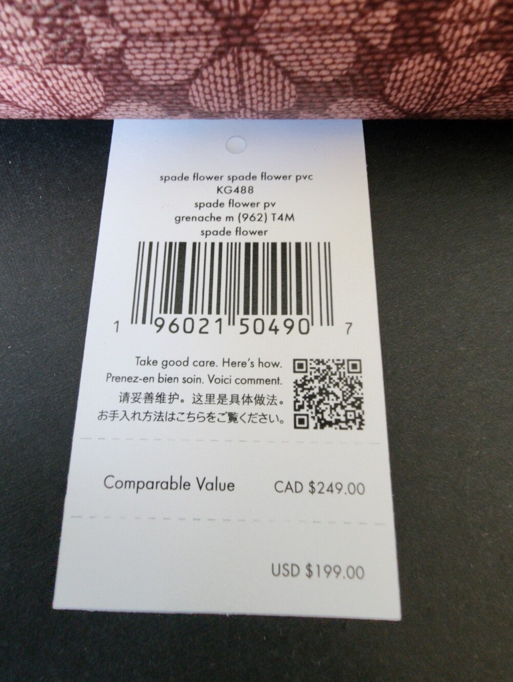 ✨️NWT✨️ Kate Spade Flower Spade Compact L-Zip Wallet, 2024, $199 MSRP - Picture 3 of 7